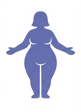 体型画像: 開放体型